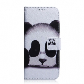 Θήκη Flip Poco M3 Pro 5G Πρόσωπο Panda