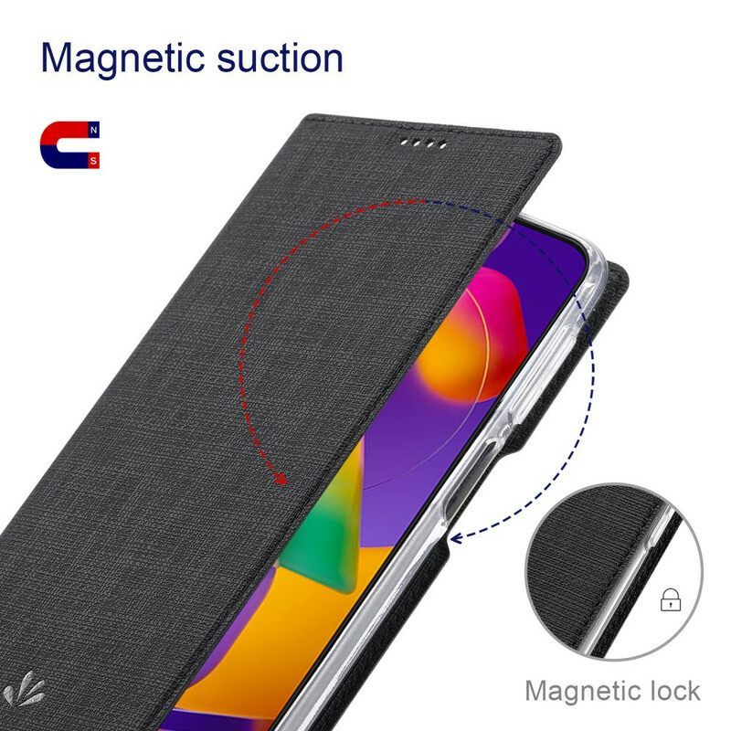 θηκη κινητου Poco M3 Pro 5G Θήκη Flip Υφή Vili Dmx