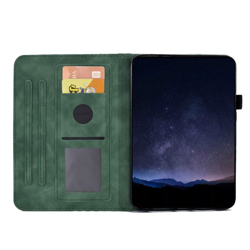 Δερματινη Θηκη Samsung Galaxy Tab S11 Εφέ Σουέτ Με Περίγραμμα