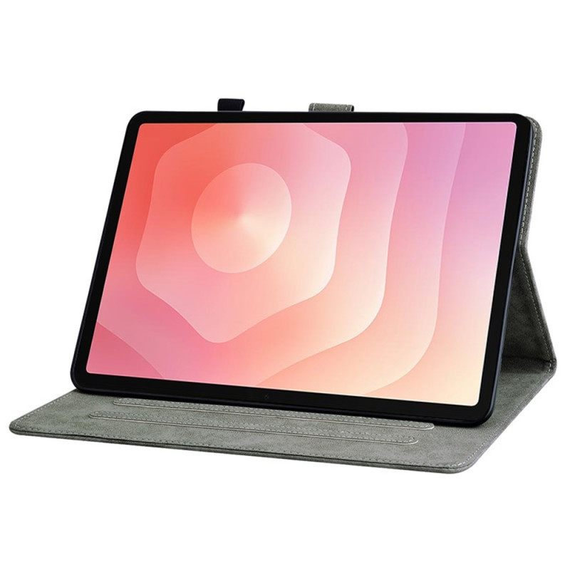 Δερματινη Θηκη Samsung Galaxy Tab S11 Εφέ Vintage Σουέτ