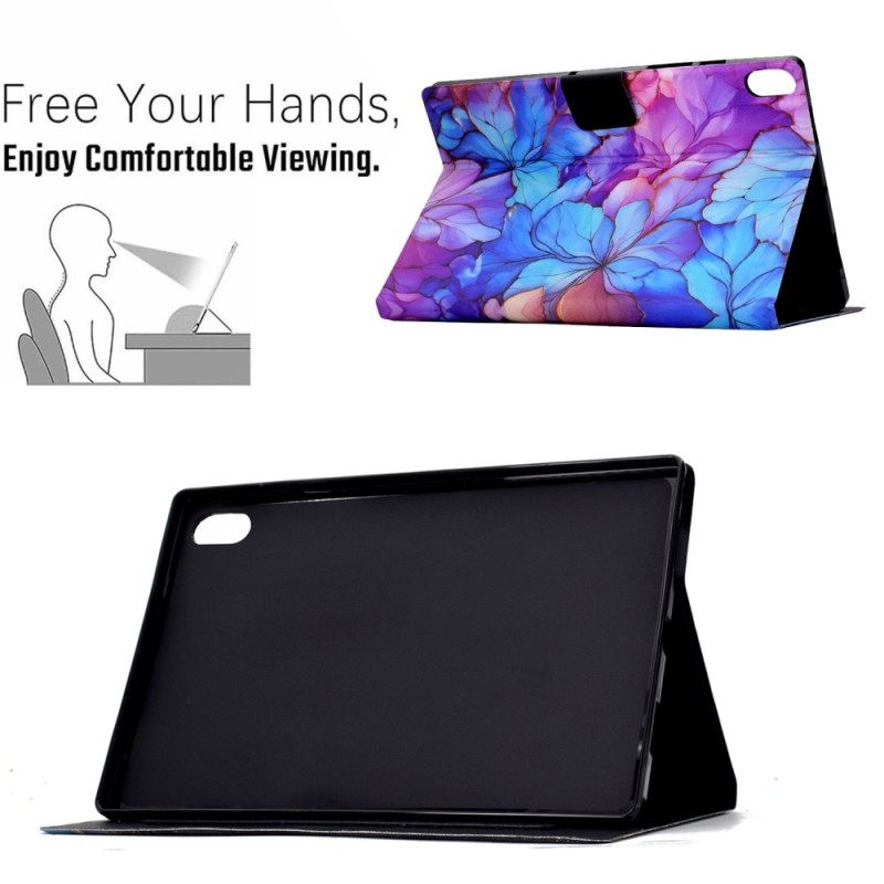 Δερματινη Θηκη Samsung Galaxy Tab S11 Λουλουδάτο Μοτίβο