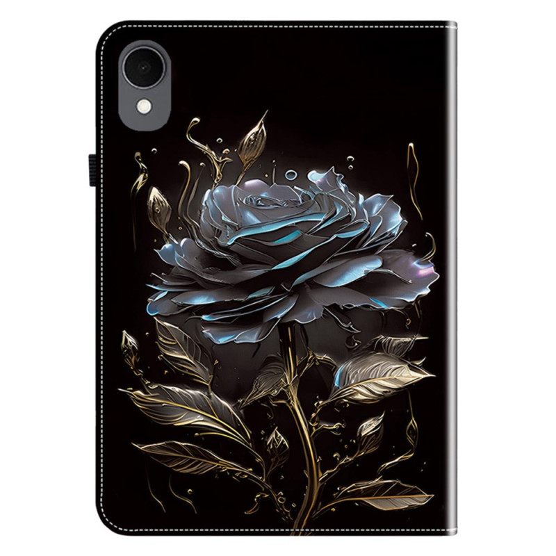 Δερματινη Θηκη Samsung Galaxy Tab S11 Μαύρο Τριαντάφυλλο