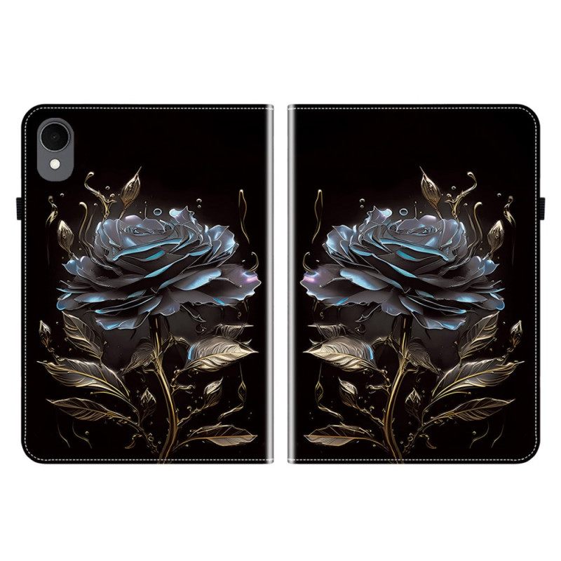 Δερματινη Θηκη Samsung Galaxy Tab S11 Μαύρο Τριαντάφυλλο