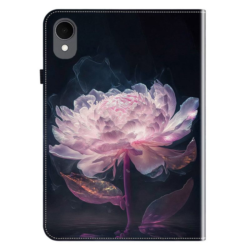 Δερματινη Θηκη Samsung Galaxy Tab S11 Μωβ Παιώνια