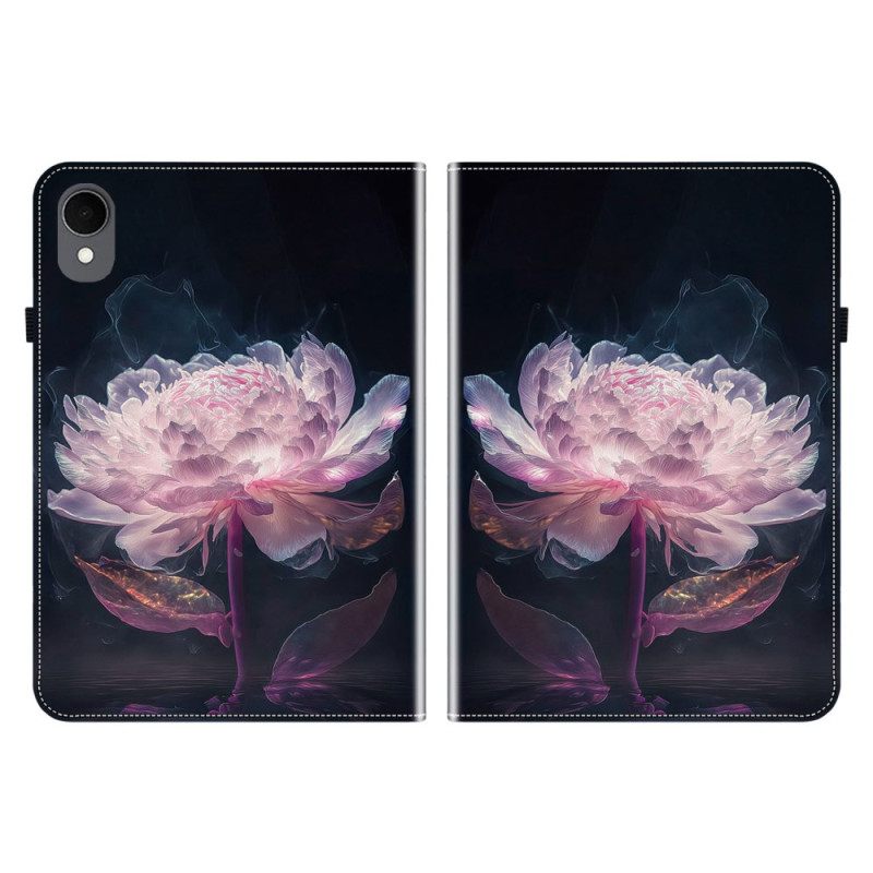 Δερματινη Θηκη Samsung Galaxy Tab S11 Μωβ Παιώνια