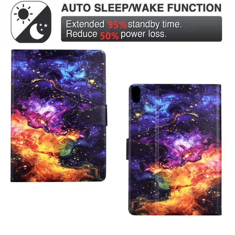 Δερματινη Θηκη Samsung Galaxy Tab S11 Νεφέλωμα Σιλικόνης