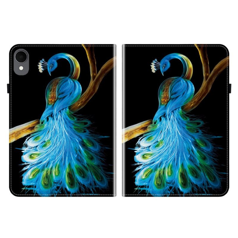 Δερματινη Θηκη Samsung Galaxy Tab S11 Παγώνι Σιλικόνης