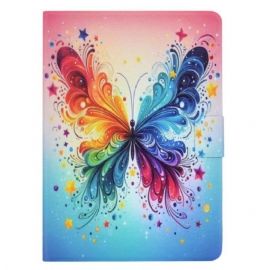 Δερματινη Θηκη Samsung Galaxy Tab S11 Πεταλούδα Με Ακουαρέλα