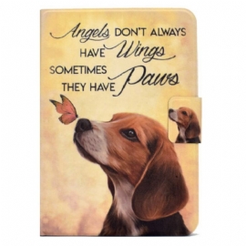 Δερματινη Θηκη Samsung Galaxy Tab S11 Σκύλος Και Πεταλούδα