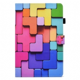 Δερματινη Θηκη Samsung Galaxy Tab S11 Χρωματιστά Τετράγωνα