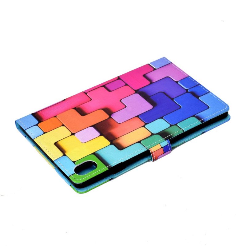 Δερματινη Θηκη Samsung Galaxy Tab S11 Χρωματιστά Τετράγωνα