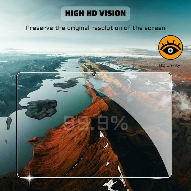 Κάλυμμα Samsung Galaxy Tab S11 Διαφανής Με Προστατευτικό Οθόνης Από Σκληρυμένο Γυαλί