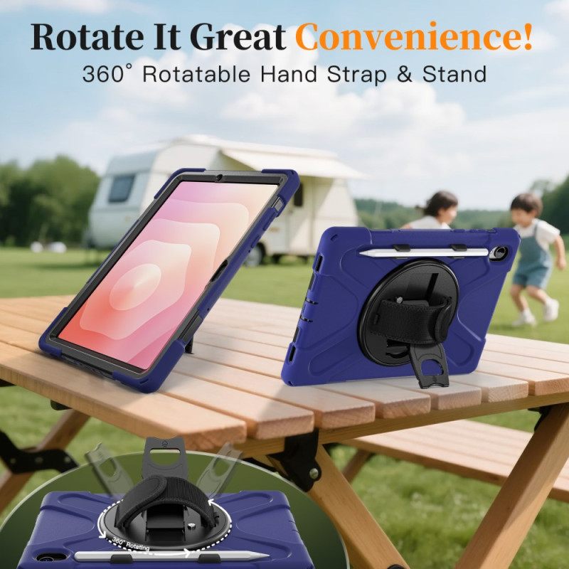 Κάλυμμα Samsung Galaxy Tab S11 Εξαιρετικά Ανθεκτική Με Βάση Γραφίδας Και Ώμο Ιμάντας