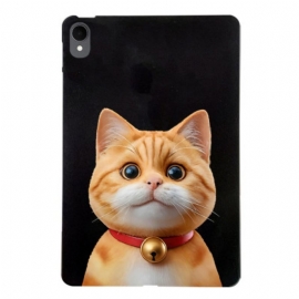 Κάλυμμα Samsung Galaxy Tab S11 Γάτα Με Κοντά Μαλλιά Σιλικόνης