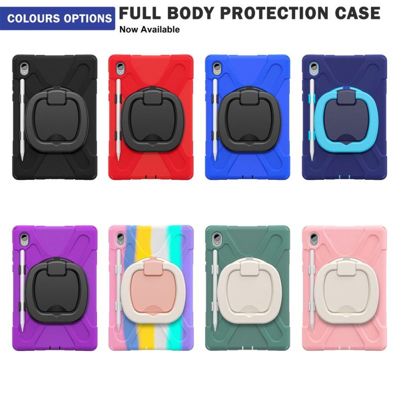 Κάλυμμα Samsung Galaxy Tab S11 Τριπλή Προστασία Με Βάση Δαχτυλιδιού