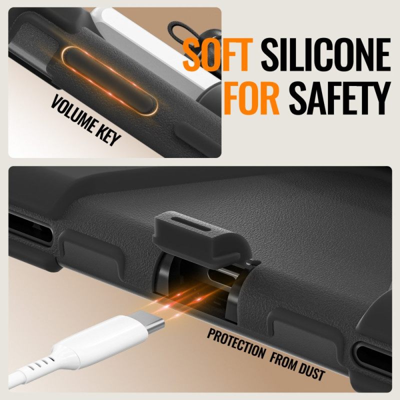 Κάλυμμα Samsung Galaxy Tab S11 Τριπλή Προστασία Με Βάση Δαχτυλιδιού