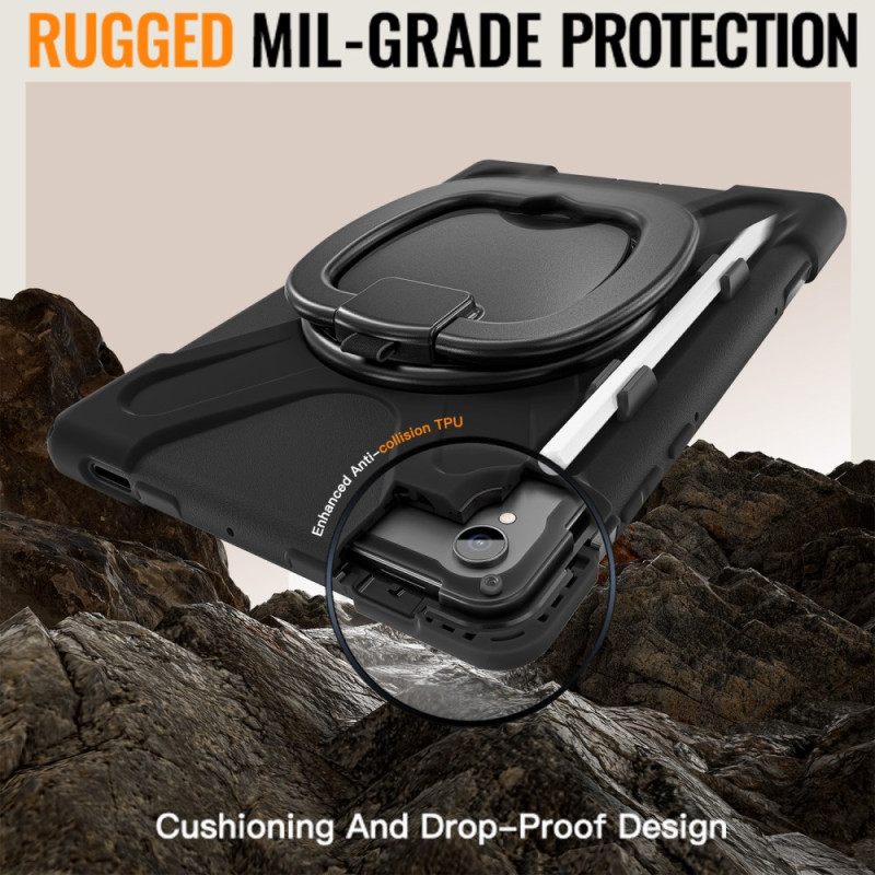 Κάλυμμα Samsung Galaxy Tab S11 Τριπλή Προστασία Με Βάση Δαχτυλιδιού