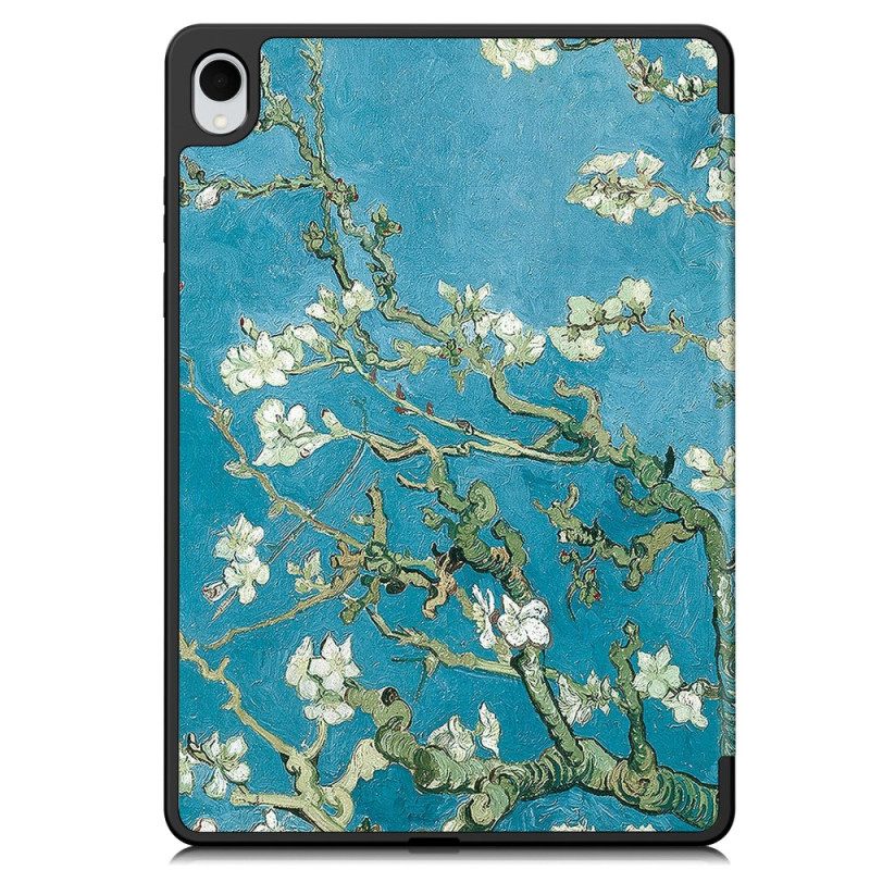 Samsung Galaxy Tab S11 Θήκη Για Γραφίδα Με Άνθη Βερίκοκου