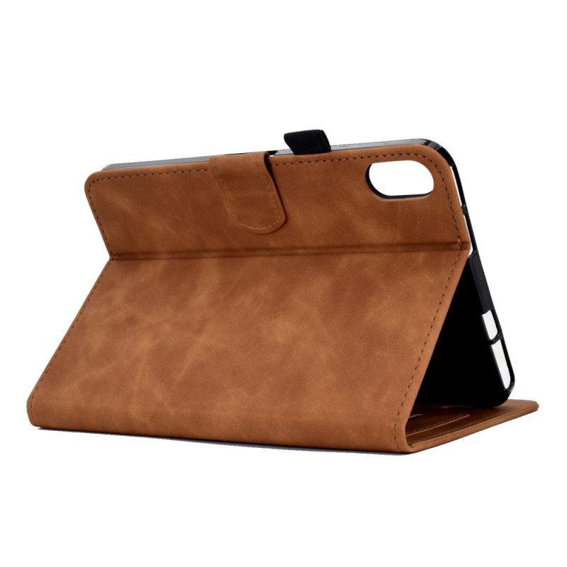 Θηκη Κινητου Samsung Galaxy Tab S11 Θήκες Κινητών Εφέ Σουέτ Με Λουλούδι Και Πεταλούδα