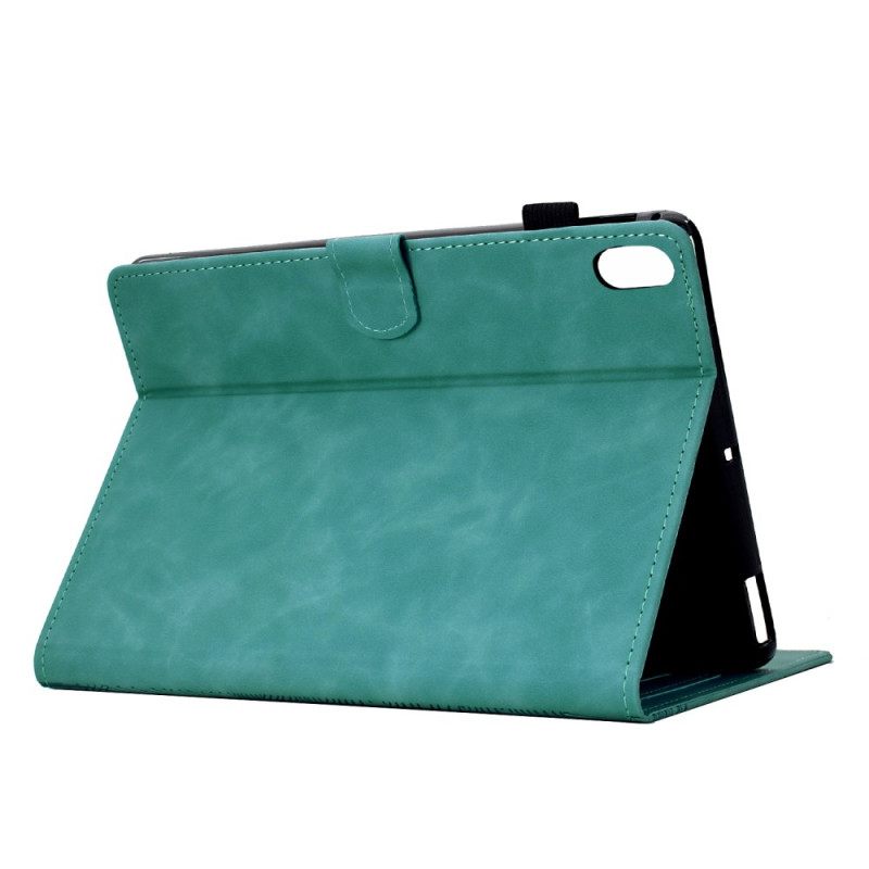 Θηκη Κινητου Samsung Galaxy Tab S11 Θήκες Κινητών Σκηνή Γάτας Με Εφέ Σουέτ