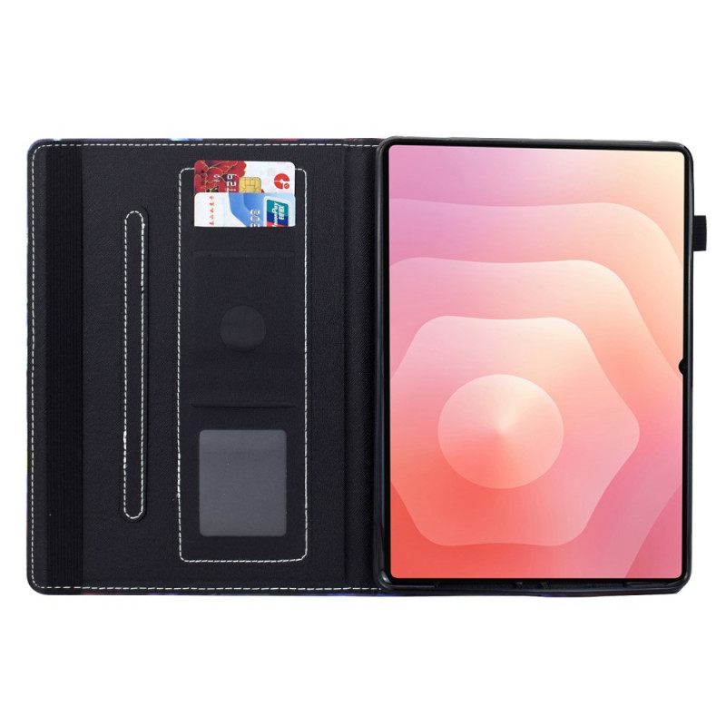 Θηκη Κινητου Samsung Galaxy Tab S11 Θήκες Κινητών Χρωματιστά Λουλούδια Και Πουλιά