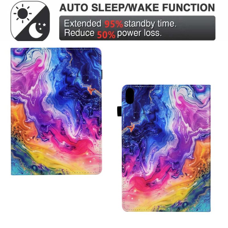 Θηκη Κινητου Samsung Galaxy Tab S11 Θήκες Κινητών Χρωματιστό Μάρμαρο