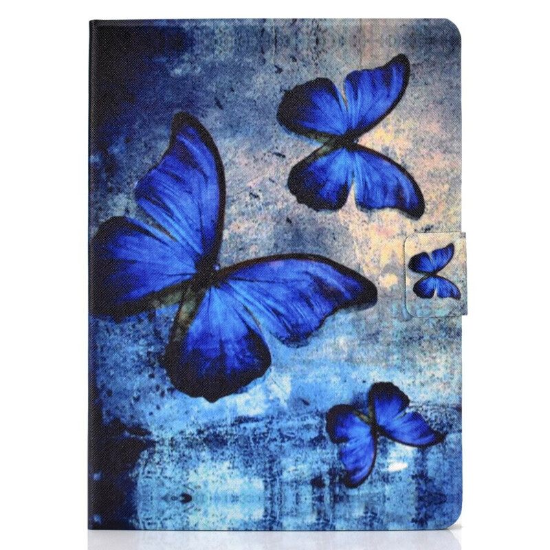 Κάλυμμα iPad Air (2022) Μπλε Πεταλούδες