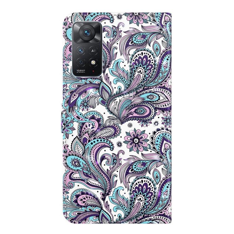 δερματινη θηκη Xiaomi Redmi Note 11 Pro 4G / 5G Μοτίβο Paisley