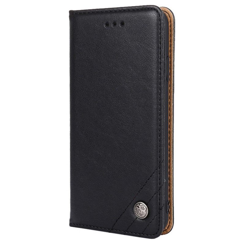 θηκη κινητου Xiaomi Redmi Note 11 Pro 4G / 5G Θήκη Flip Δερμάτινο Στυλ Με Πριτσίνια