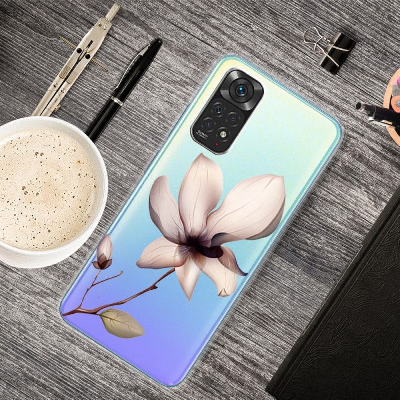 Θήκη Xiaomi Redmi Note 11 Pro 4G / 5G Διαφανές Λουλούδι