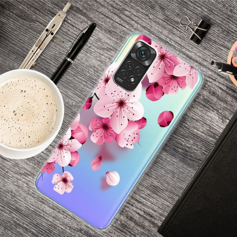 Θήκη Xiaomi Redmi Note 11 Pro 4G / 5G Μικρά Ροζ Λουλούδια