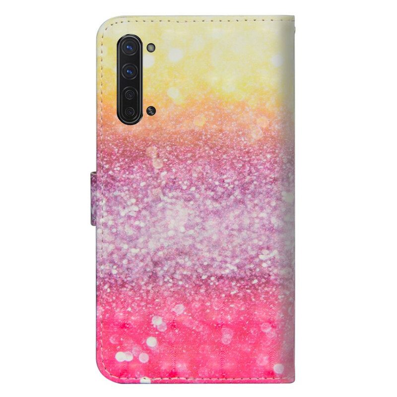 Κάλυμμα Oppo Find X2 Lite Ματζέντα Glitter Gradient