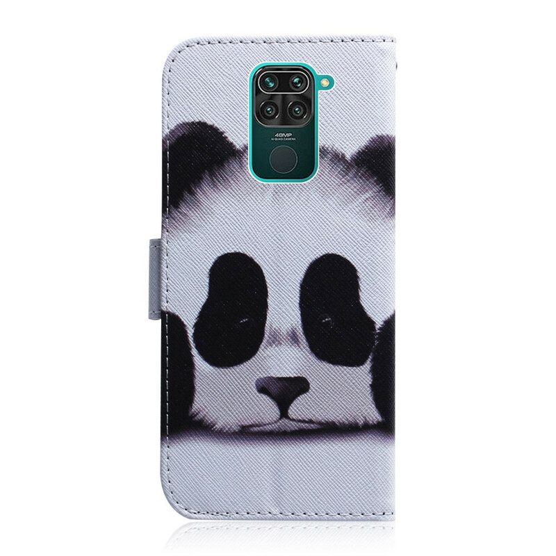 δερματινη θηκη Xiaomi Redmi Note 9 Πρόσωπο Panda