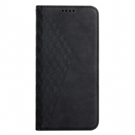 θηκη κινητου Google Pixel 6 Pro Θήκη Flip Εφέ Geo Leather