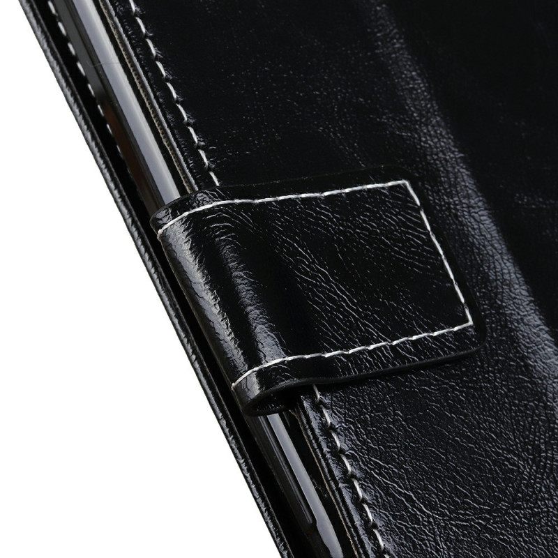 Δερματινη Θηκη Oneplus 13 Λαμπερό Τεχνητό Δέρμα Σιλικόνης