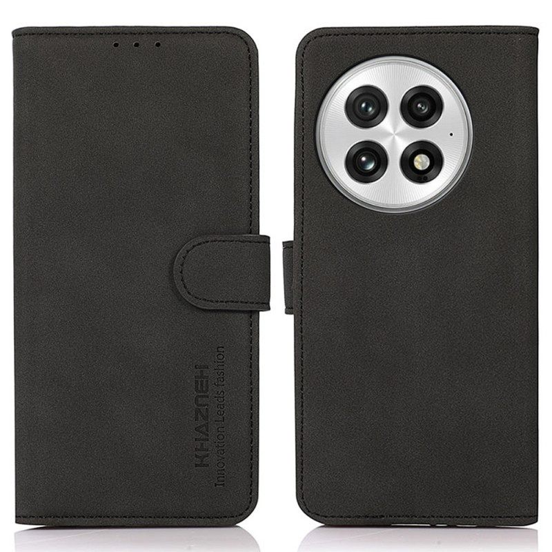 Δερματινη Θηκη Oneplus 13 Τεχνητό Δέρμα Khazneh Σιλικόνης