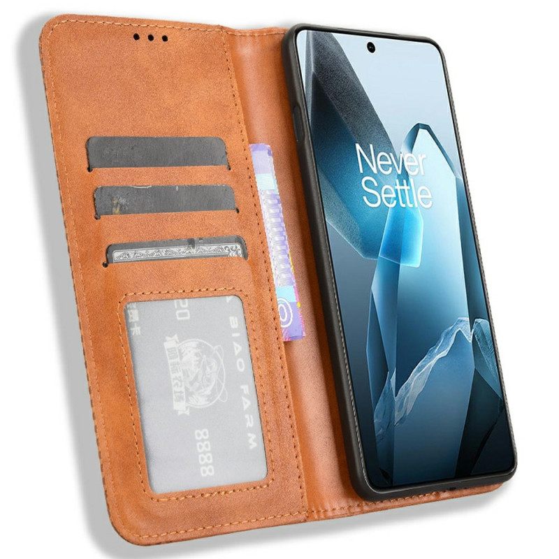 Δερματινη Θηκη Oneplus 13 Vintage Ζωφόρος