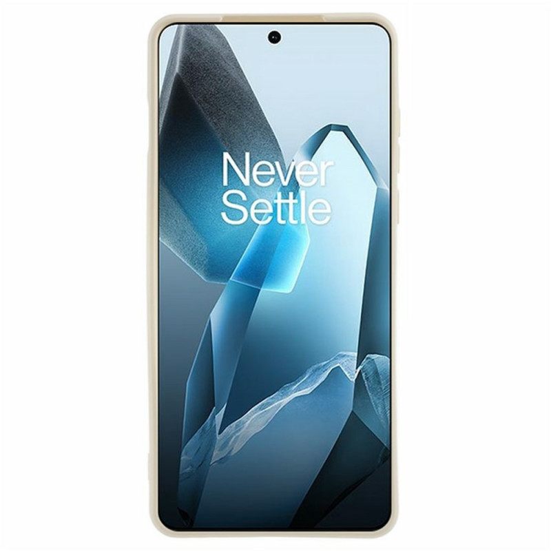 Κάλυμμα Oneplus 13 Προστατευτικό Οθόνης 2 Σε 1 Από Εύκαμπτη Σιλικόνη Με Σκληρυμένο Γυαλί Σιλικόνης