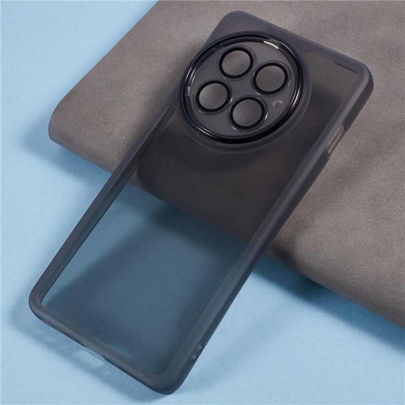 Κάλυμμα Oneplus 13 Προστατευτικό Οθόνης 2 Σε 1 Με Φιμέ Διάφανο Χρώμα Και Σκληρυμένο Γυαλί Σιλικόνης