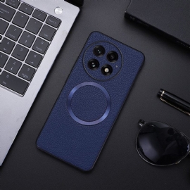 Κάλυμμα Oneplus 13 Συμβατό Με Υφή Από Τεχνητό Δέρμα Magsafe