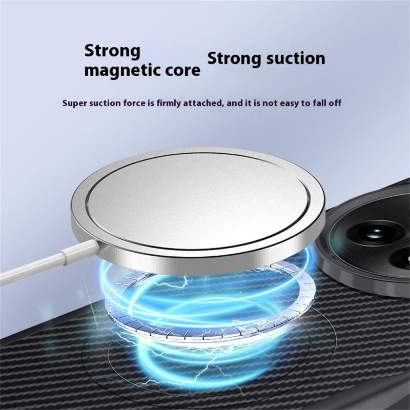 Κάλυμμα Oneplus 13 Υφή Ινών Άνθρακα Συμβατό Με Magsafe Σιλικόνης