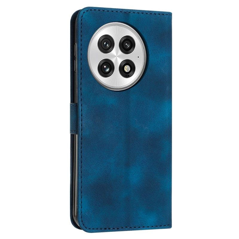 Θηκη Κινητου Oneplus 13 Ρίγες Με Εφέ Σουέτ