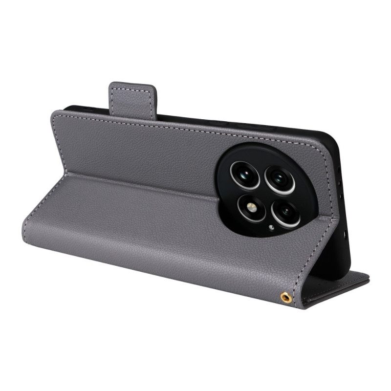 Θηκη Κινητου Oneplus 13 Υφή Τεχνητού Δέρματος Με Λουράκι