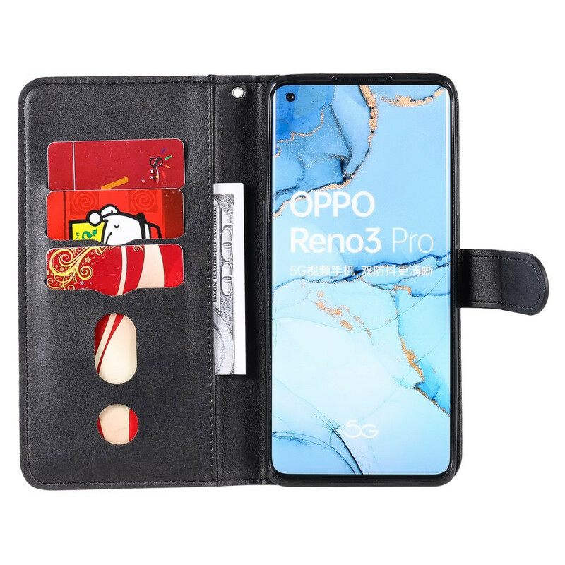 δερματινη θηκη Oppo Find X2 Neo Vintage Πορτοφόλι