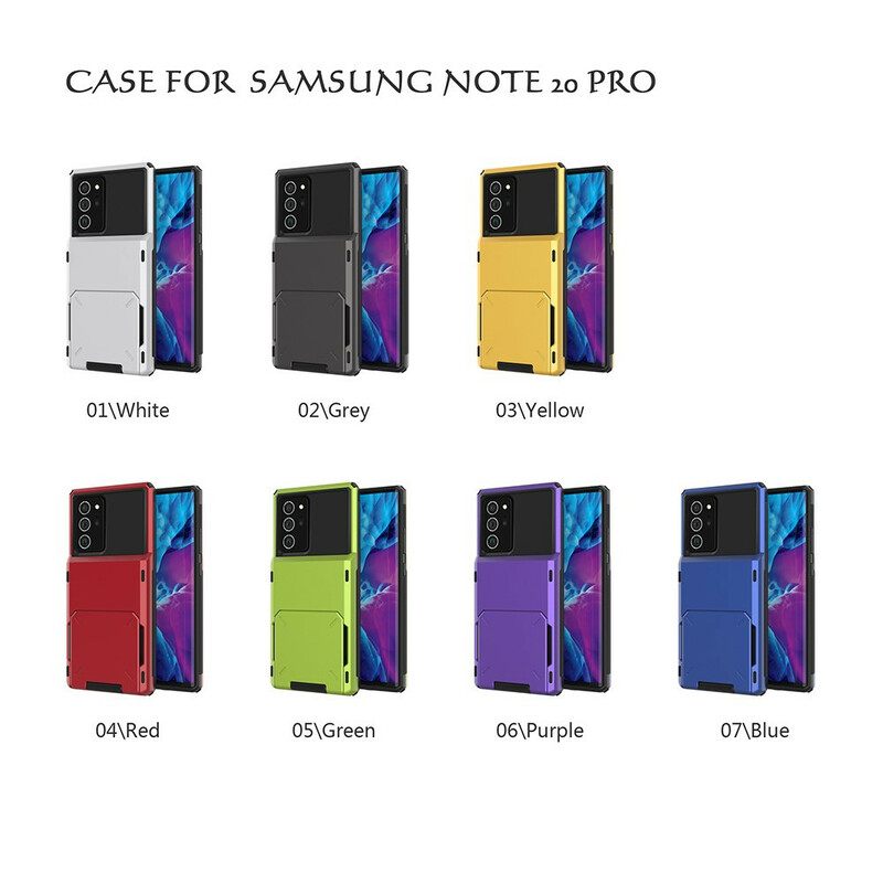 Θήκη Samsung Galaxy Note 20 Ultra Κάτοχος Κάρτας Παγίδευσης Και Βάση