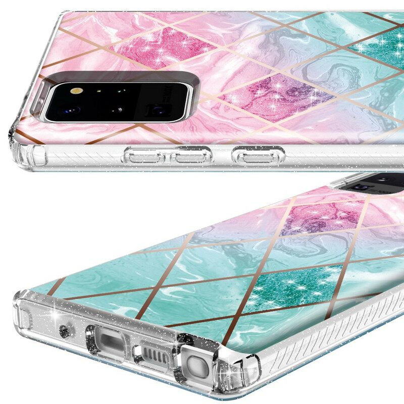 Θήκη Samsung Galaxy Note 20 Ultra Πλακάκι Glitter Marble