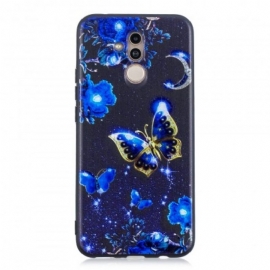 Θήκη Huawei Mate 20 Lite Στο Golden Butterfly