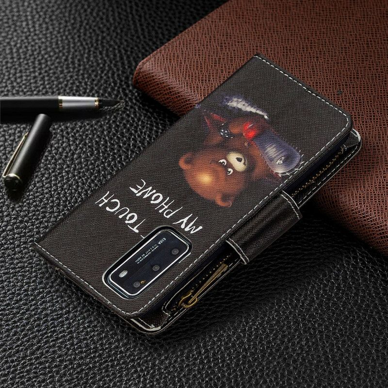 Κάλυμμα Huawei P40 Τσέπη Με Φερμουάρ Με Φερμουάρ