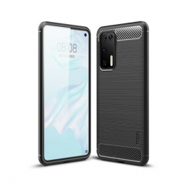 θηκη κινητου Huawei P40 Mofi Brushed Carbon Fiber