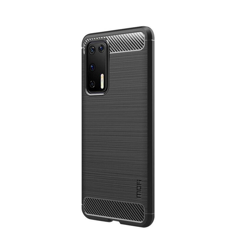 θηκη κινητου Huawei P40 Mofi Brushed Carbon Fiber